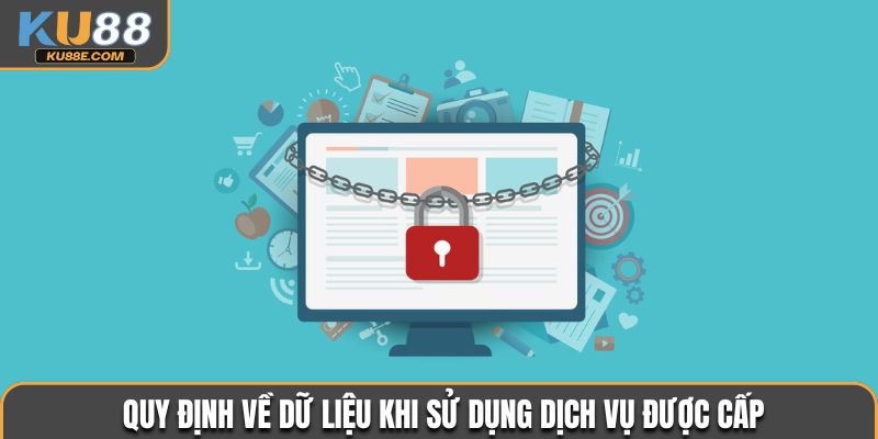 Quy định về dữ liệu khi sử dụng dịch vụ được cấp