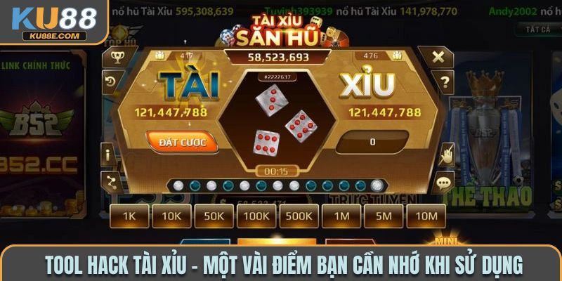 Tool hack tài xỉu