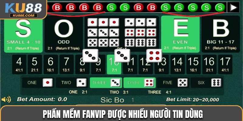 Phần mềm Fanvip được nhiều người tin dùng