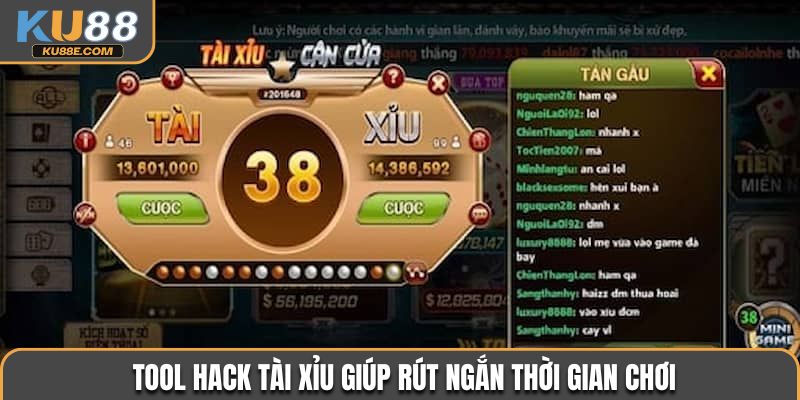 Tool hack tài xỉu giúp rút ngắn thời gian chơi